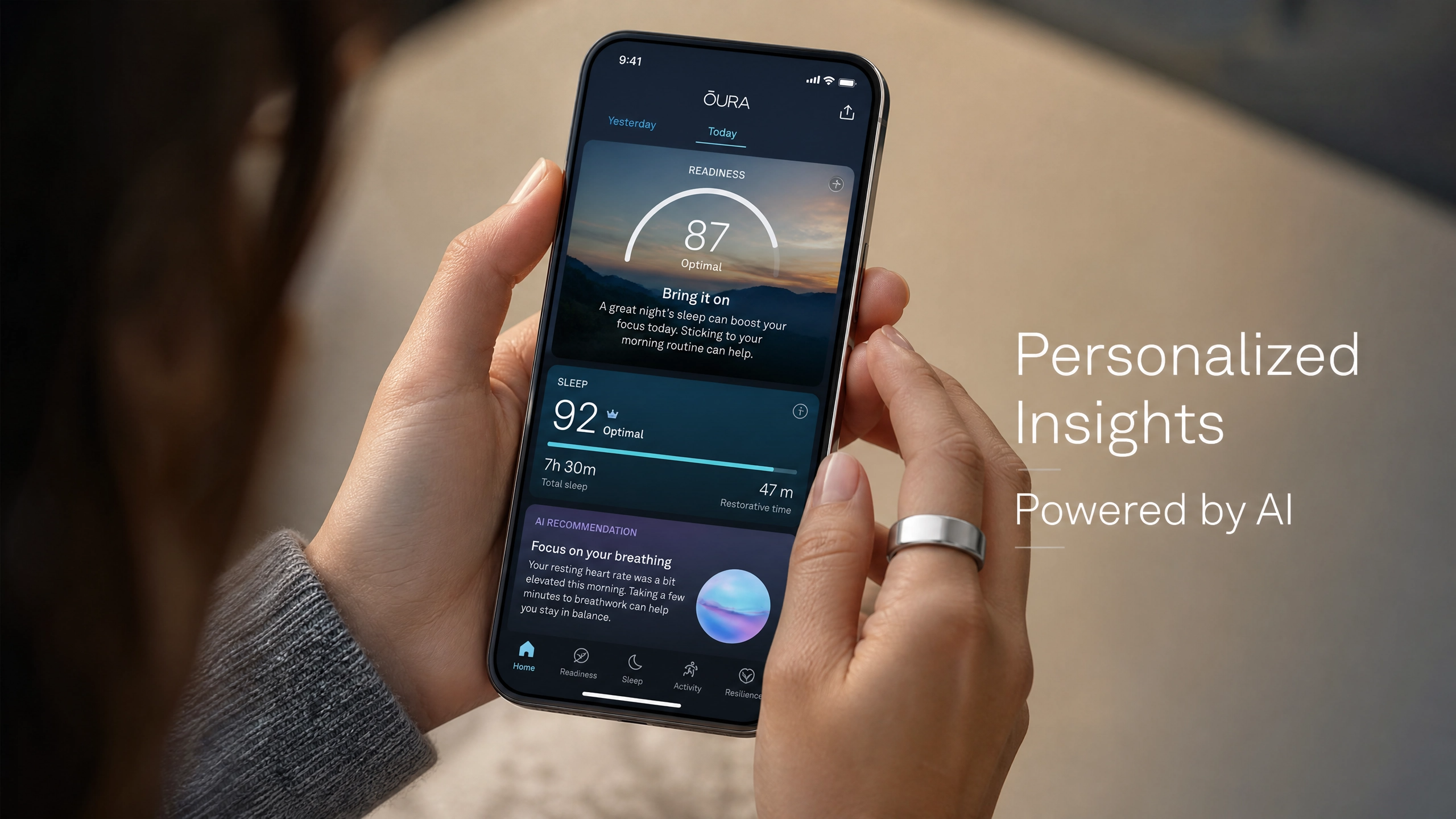 Oura Ring App — Personalized Insights Powered by AI